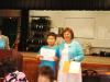 honor studnet Eric with Mayor